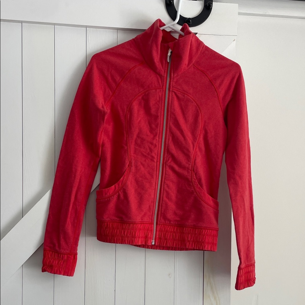 Red Zip-Up Jacket